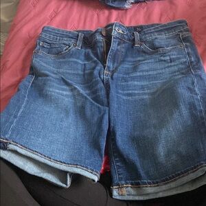 Women's Blue Denim Shorts